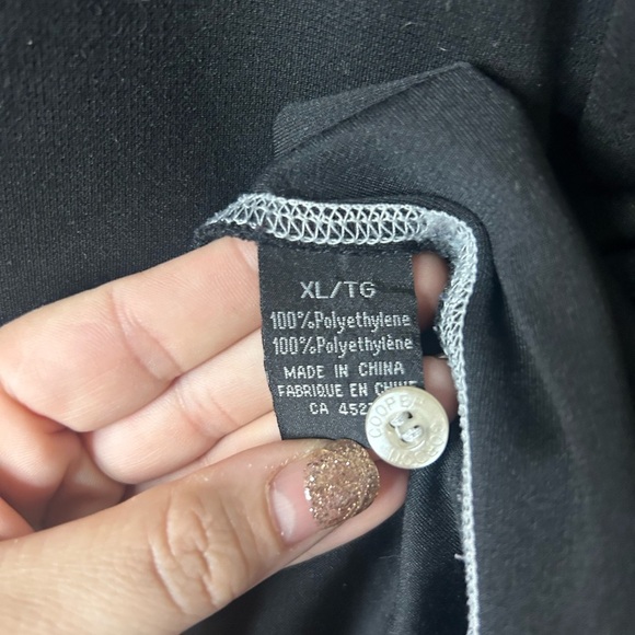 Gordon Cooper Golf, Size Xl, Mens Golf POLO, Black with white stitching - Picture 5 of 6